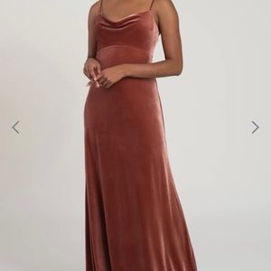 Jenny Yoo Velvet Sammi Bridesmaid Dress